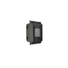 TELEVES - Cover per connettore RJ45 Vimar Idea nera, plastiche per prese dati.