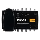TELEVES - Centralino MiniKom F a banda larga 2 ingressi: VHF/UHF-IF 950-2200 MHz (Terrestre mix) G30-45dB 124dBuV.