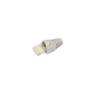TELEVES - Connettore RJ45 UTP Cat 6 per cavi dati + Manicotto PVC grigio da 25 metri.