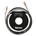 TELEVES - Fibra schermata per OTDR, multimodale OM4 SC/PC da 150 metri.