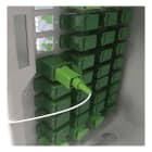 TELEVES - Adattatore SC/APC Femmina-Femmina Duplex Monomodale con tappo autobloccante, colore Verde.