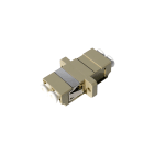 TELEVES - Adattatore Ottico LC Femmina - LC Femmina Duplex Multimodale (MM), Beige, CAS25.