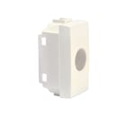 TELEVES - Cover foro tipo Vimar plana, plastiche per prese coassiali connettore.