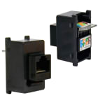 TELEVES - Connettore RJ45 Cat. 6 Nero.