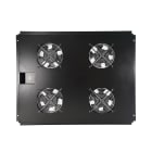 TELEVES - Ripiano con 4 ventole a soffitto per rack 19 pollici - 800mm e 1000mm di profondità, 780m3/h.