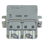 TELEVES - Mini partitore 3 vie 5-2400MHz EasyF 8,5/7,5dB 9/8dB.