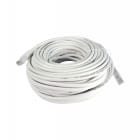 TELEVES - Cavo patch Ethernet Cat6 UTP in rame, PVC bianco, lunghezza 20 metri.