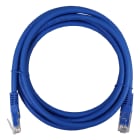 TELEVES - Cavo patch Ethernet U/UTP Cat6 LSFH, azurro, 2m.