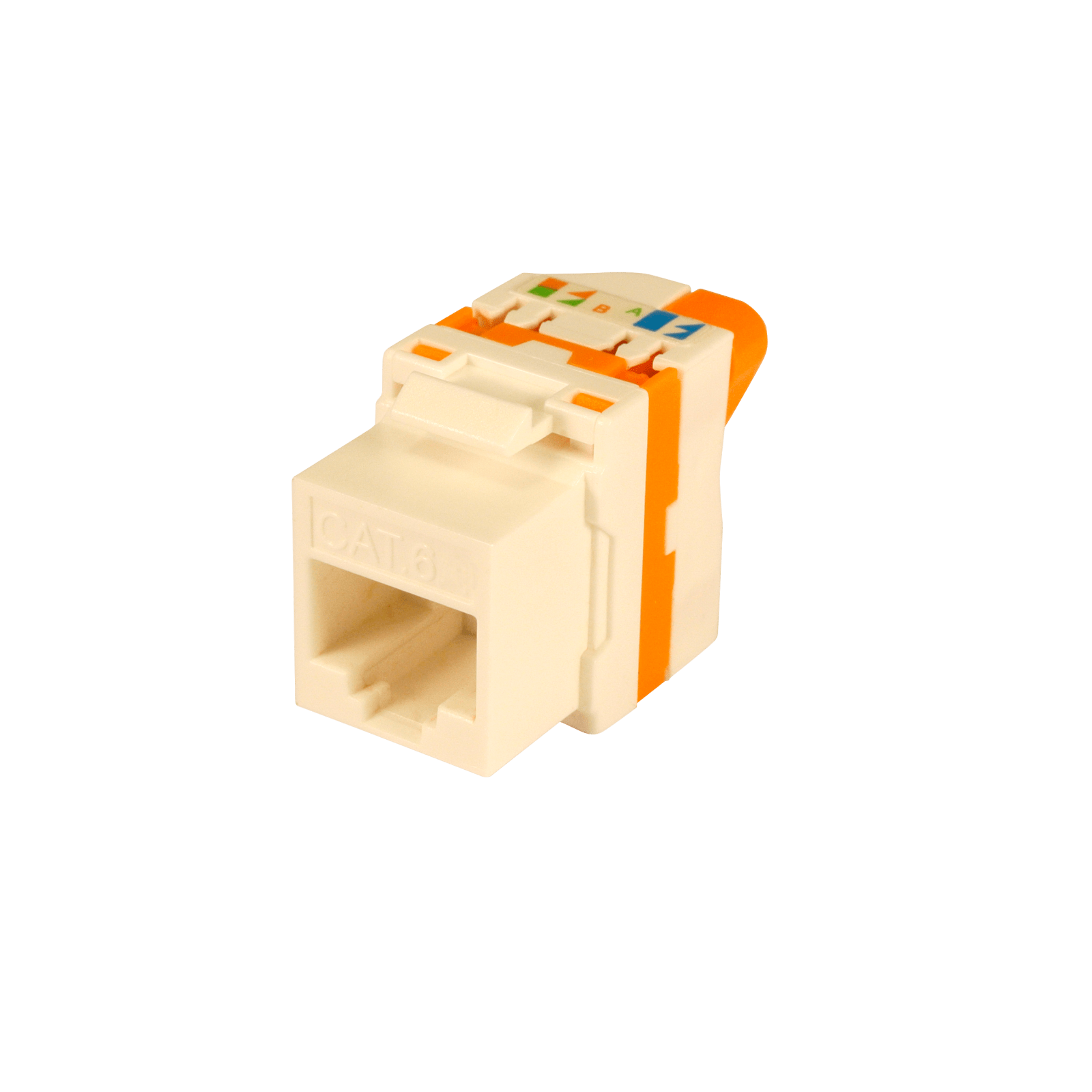 TELEVES - Connettore RJ45 femmina a farfalla con alette per cavi dati UTP Cat 6.