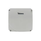 TELEVES - Contenitore secondario ultra-compatto per fibra ottica, fino a 12 fibre.