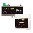 TELEVES - Kit FTTH: Convertitore ottico dCSS Twin e Ricevitore con WDM Art. 237201 + 237320.