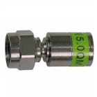 TELEVES - Connettore a compressione universale per cavi Ø 4,9-5,4mm.