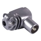 TELEVES - Connettore Maschio PROFESSIONALE EasyF IEC, Inclinato e schermato (classe A+) Universale: Ø 5...7,5mm.