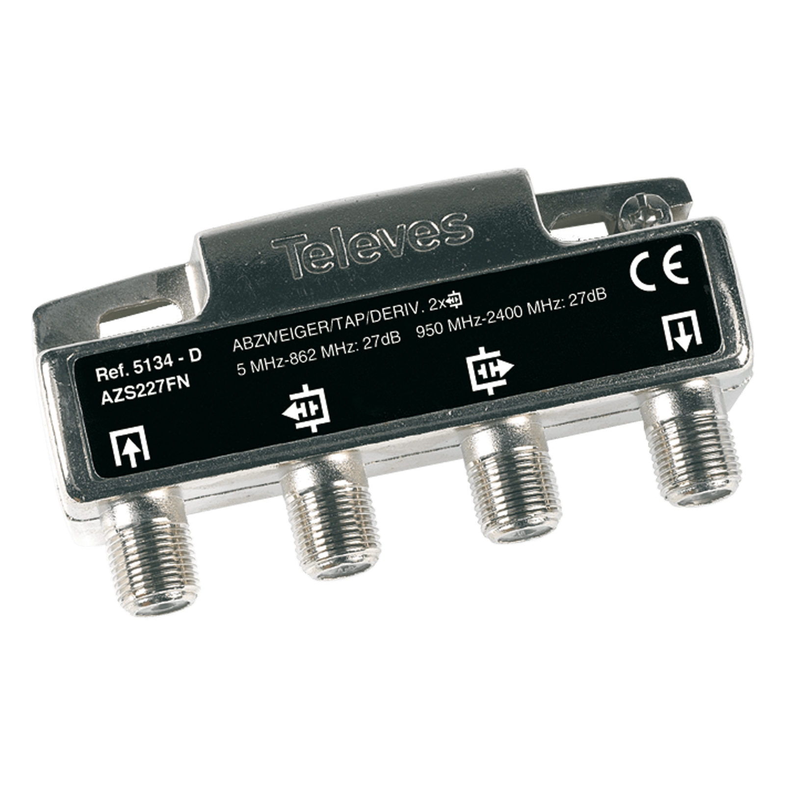 TELEVES - Derivatore F 2Vie 5-2400MHz 27dB.