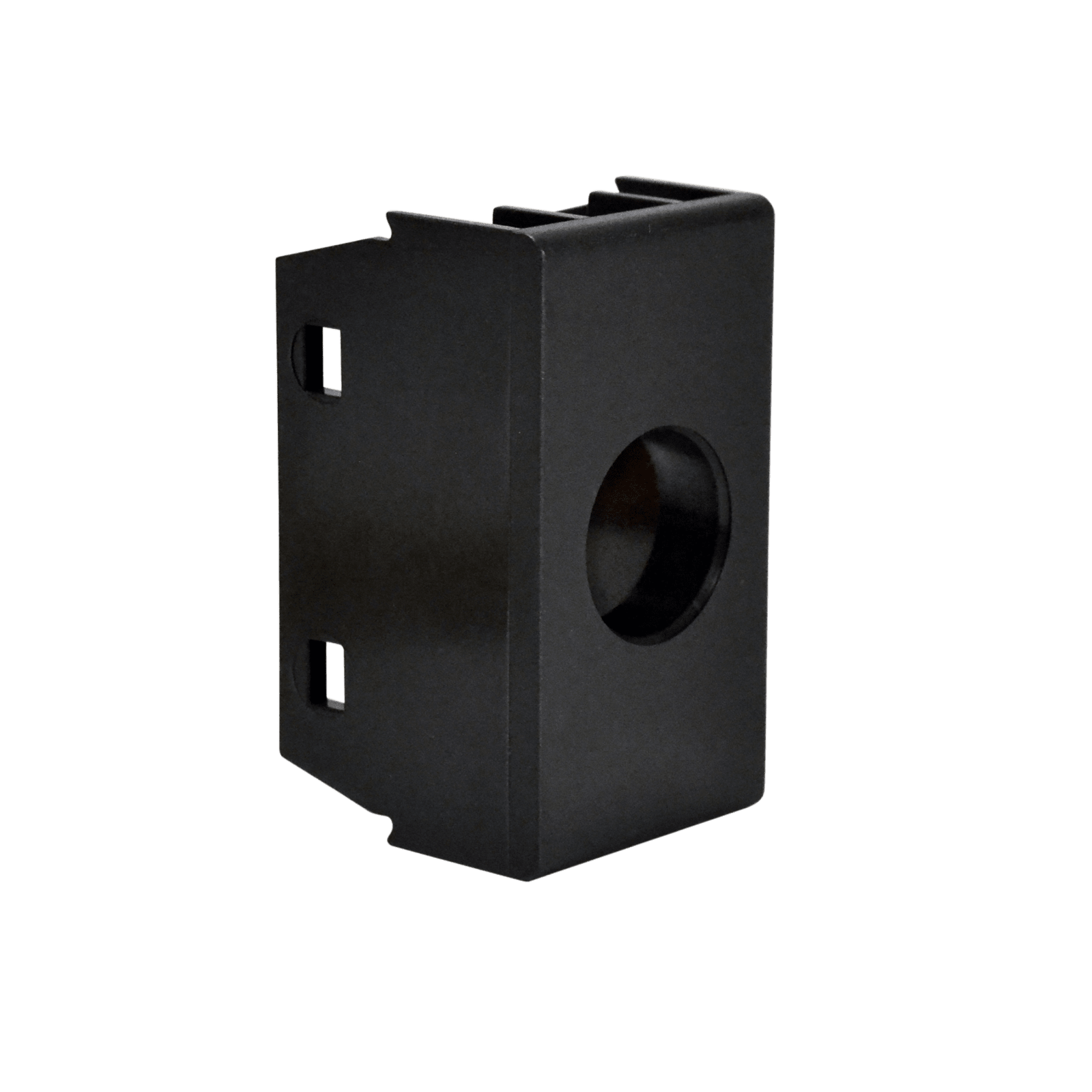 TELEVES - Cover con 1 foro per prese coassiali di tipo AVE nera connettore plastica.