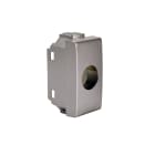TELEVES - Cover con 1 foro per connettore tipo Light Tec, adatta a 1 modulo plastico per prese coassiali.