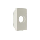 TELEVES - Cover con 1 foro a forma di luna per plastiche delle prese coassiali e 1 connettore.