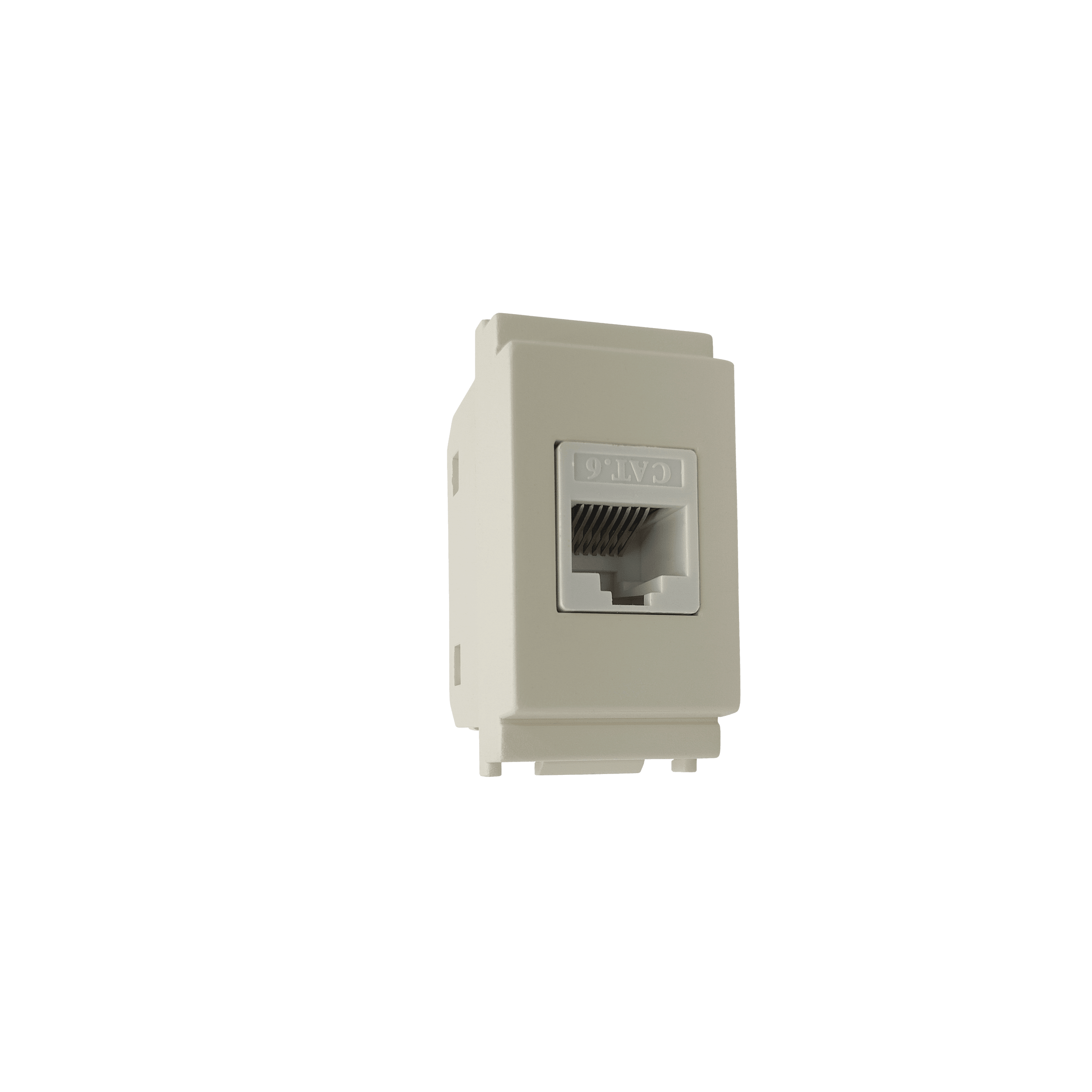 TELEVES - Kit connettore RJ45 con cover Cat. 6 ID B VR per connessioni veloci e sicure.