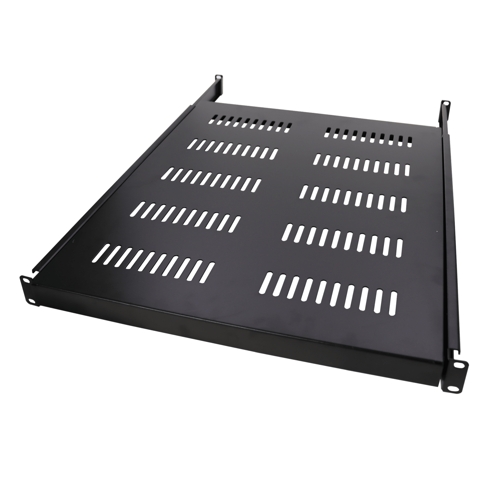 TELEVES - Ripiano scorrevole per rack 19'' 1U, profondità regolabile da 800 a 1000 mm.