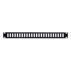 TELEVES - Pannello Rack 19 1U, capacità fino a 24 adattatori SC Duplex o LC Quad.