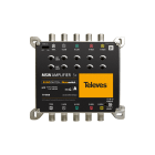 TELEVES - NevoSwitch Amplificatore EuroSwitch Quattro 5x5, 5 ingressi (1 satellite), 10/11dB, F G12/15DB VS110.