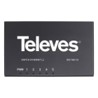 TELEVES - Switch Ethernet Layer 2 non gestibile, 5 porte, 10/100/1000 Mbps.