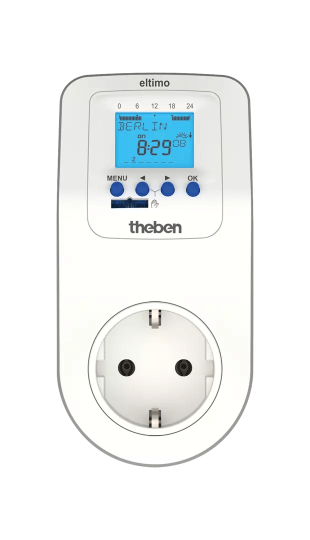 THEBEN - Timer digitale della presa di corrente con programma astronomico e programma settimanale