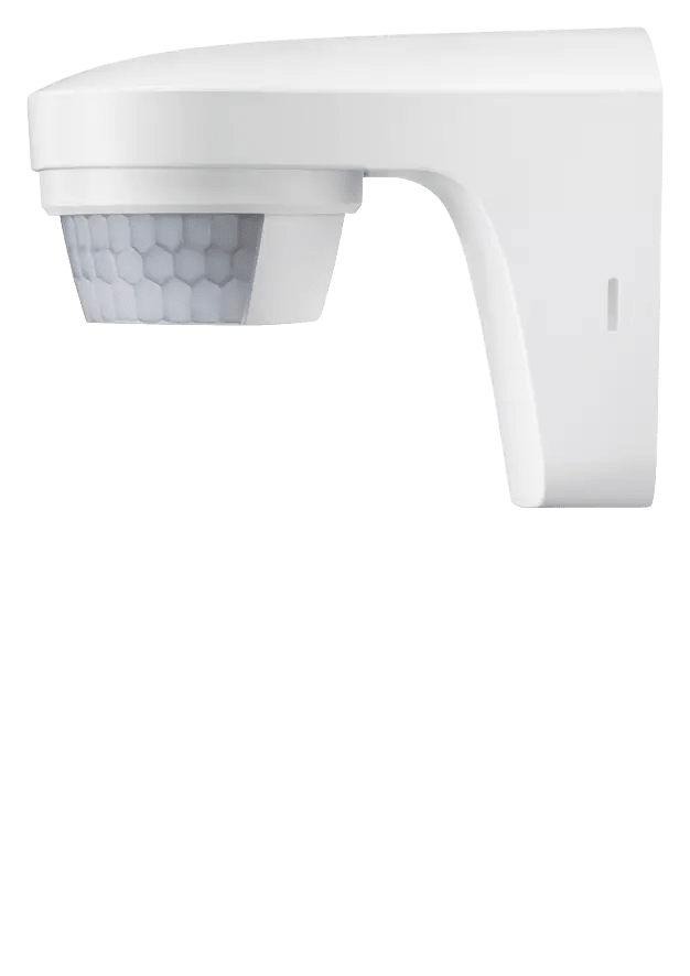 THEBEN - Rilevatore di movimento per montaggio a parete, controllo della luce, 180°, max. 12 m, bianco, IP 55