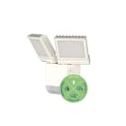 THEBEN - Faretto LED con rilevatore di movimento, bianco, 4000 K, 2x900 lm