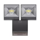 THEBEN - Faretto LED con rilevatore di movimento per montaggio a parete, 20 W, nero