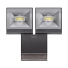 THEBEN - Faretto LED con rilevatore di movimento per montaggio a parete, 20 W, nero