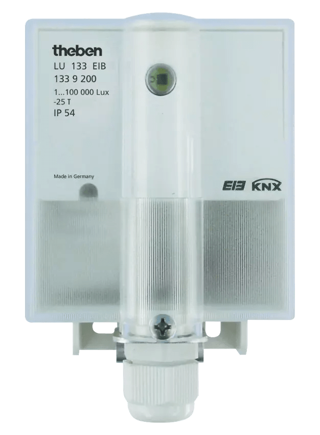 THEBEN - Trasmettitore di valore di luminosità KNX, custodia a parete, 1-100 000 lux