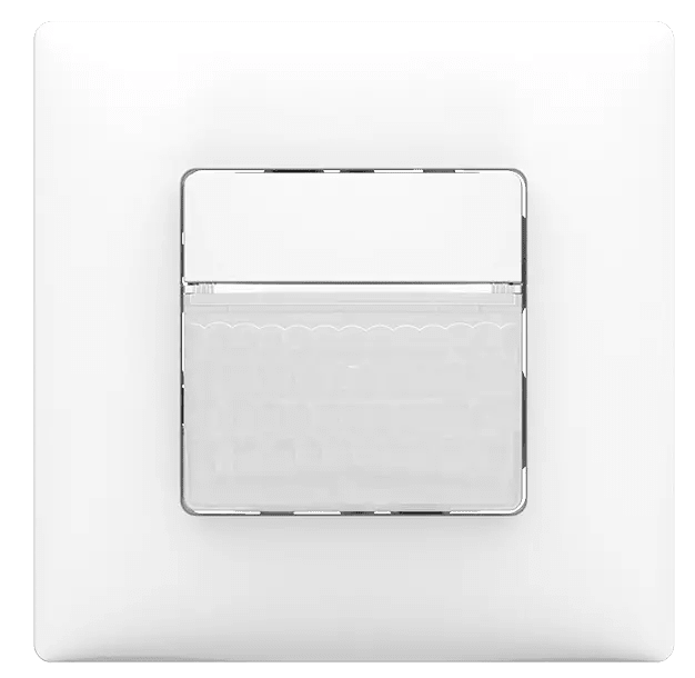 THEBEN - Rilevatore di movimento KNX da incasso a parete, range di rilevamento 14 x 17 m, 1 x luce, 1 x HVAC