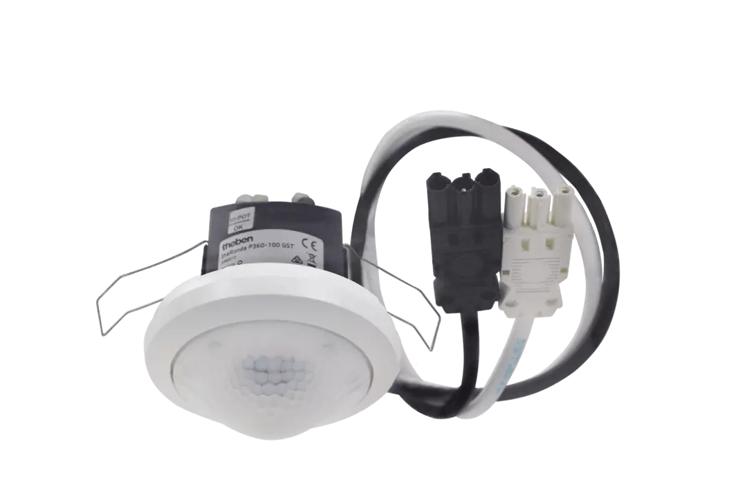 THEBEN - Rilevatore di presenza per installazione a soffitto, con cavo preassemblato e connettori Wieland GSTi18