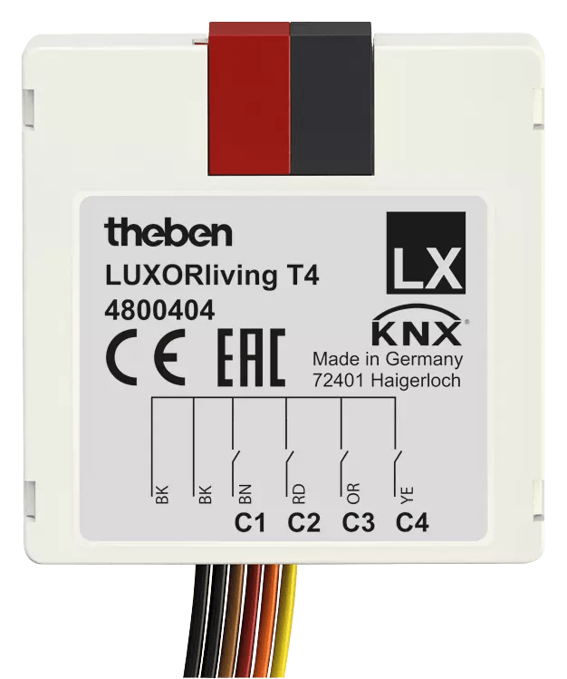 THEBEN - Interfaccia a pulsante LUXORliving 4-fold