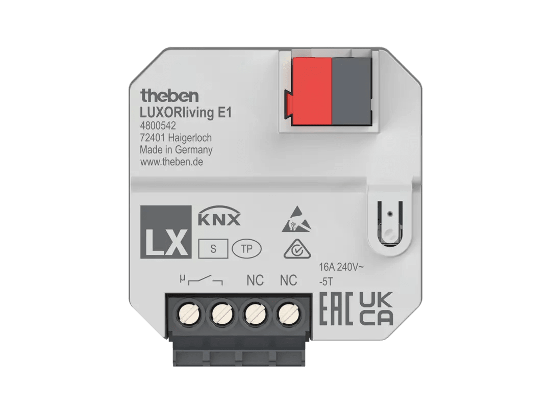 THEBEN - LUXORliving Attuatore UP a 1 presa per riscaldatori elettrici