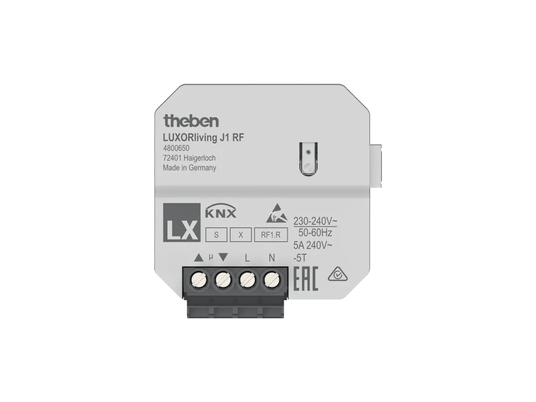 THEBEN - Attuatore per tende radio da incasso LUXORliving