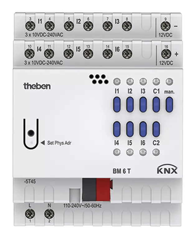 THEBEN - Ingresso binario KNX 6 volte
