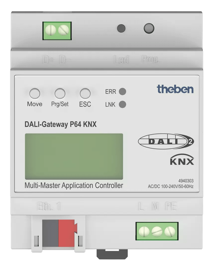 THEBEN - Controllore applicativo Multi-Master come interfaccia DALI e KNX, certificato DALI-2