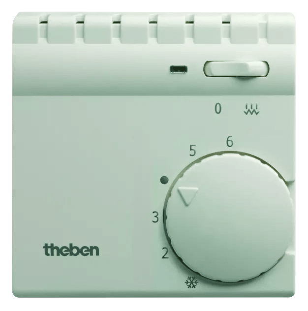 THEBEN - Termostati ambiente con interruttore per riscaldamento supplementare e lampada pilota