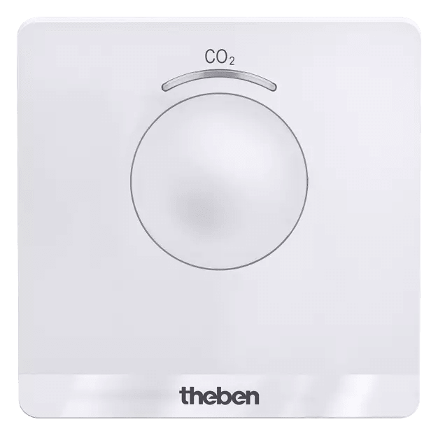 THEBEN - Sensore mobile di CO2 con cavo USB per la misurazione della qualità dell'aria (sistema a semaforo LED)