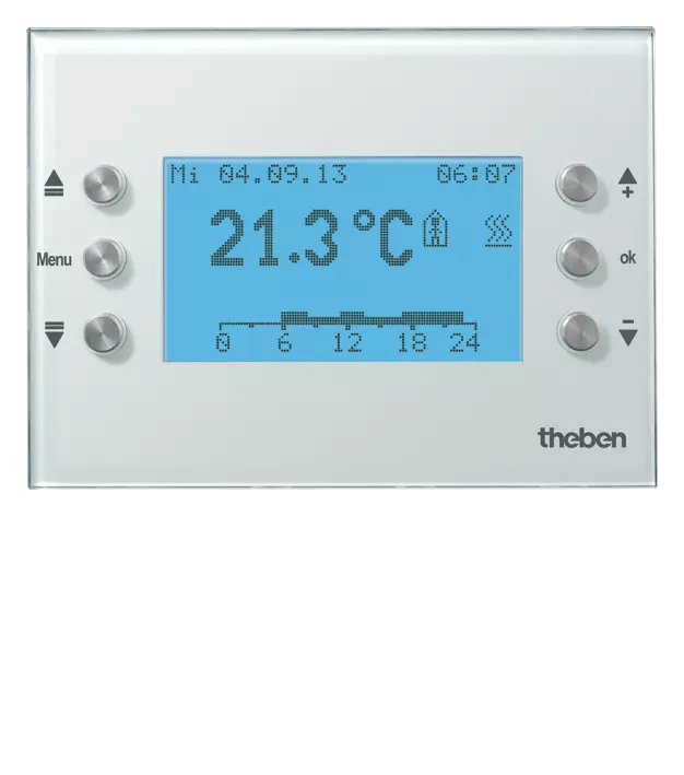 THEBEN - Display KNX con multifunzione, controllo individuale della stanza e timer