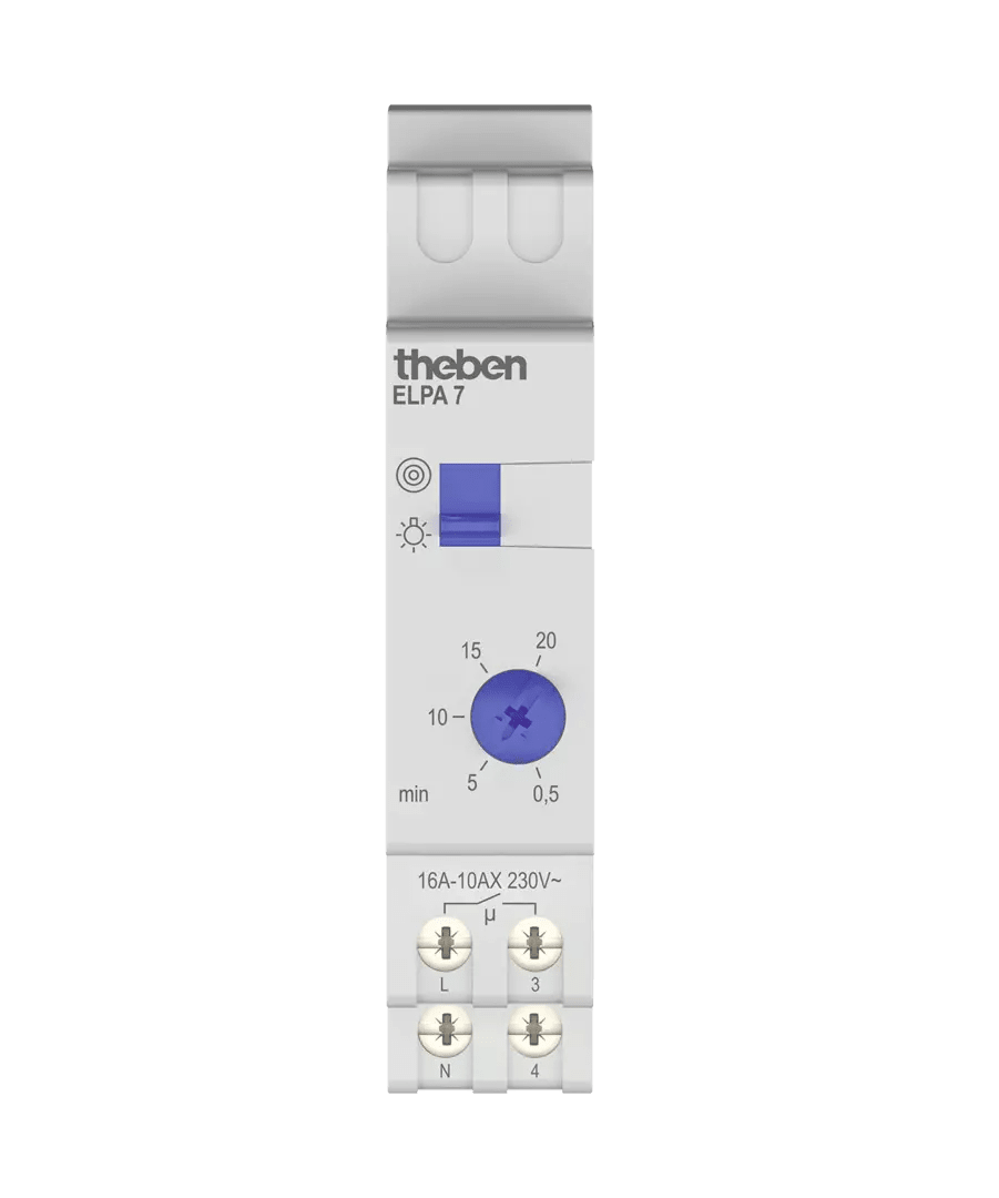 THEBEN - Timer elettronico per l'illuminazione delle scale, con preallarme di spegnimento