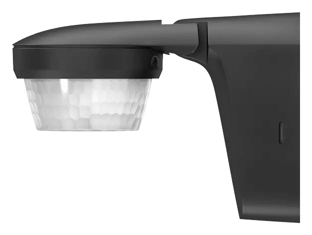 THEBEN - Rilevatore di movimento per montaggio a parete, controllo della luce, 360°, max. 12 m, nero, IP 55 1010511