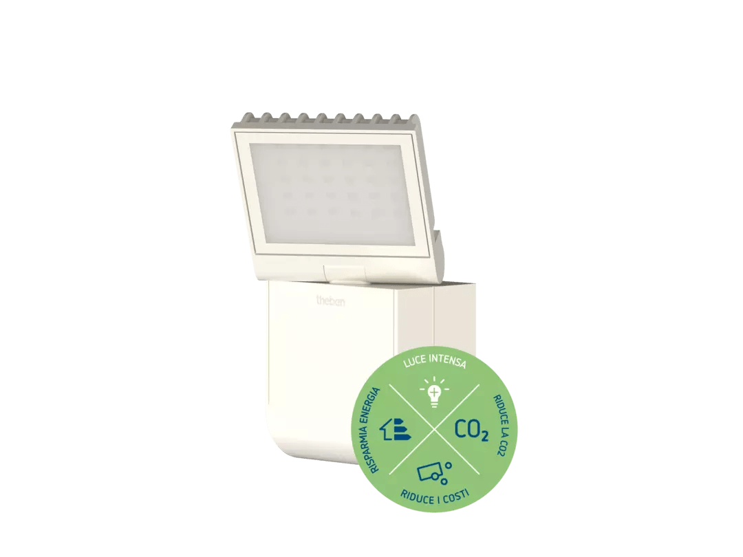 THEBEN - Faretto LED, bianco, 4000 K, 900 lm