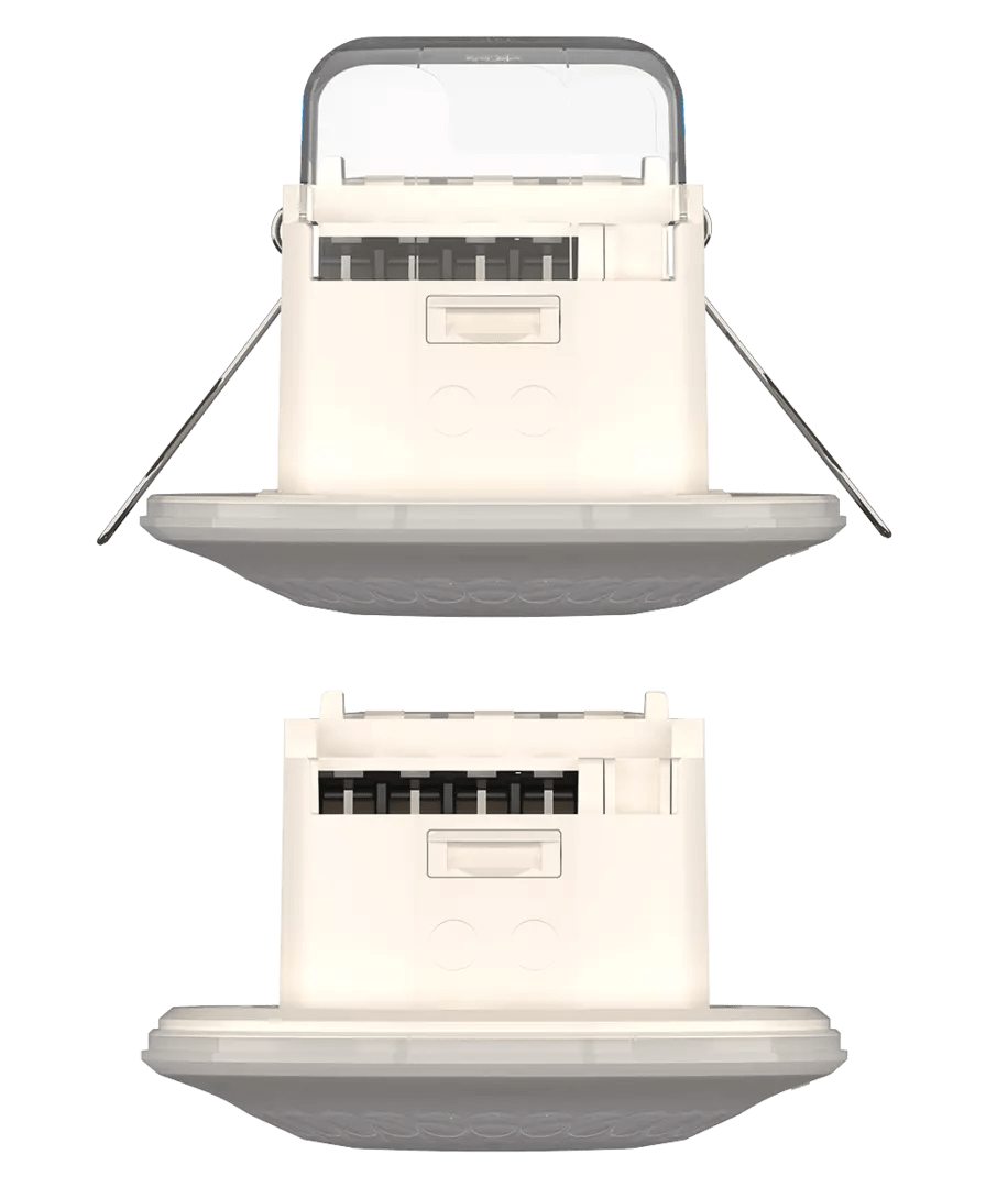 THEBEN - Rilevatore di presenza per montaggio a soffitto UP/DE, campo di rilevamento 12 m, 1 x luce 1030052