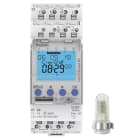 THEBEN - Interruttore crepuscolare con timer, sensore di luminosità a superficie, 2 canali, con capacità RC