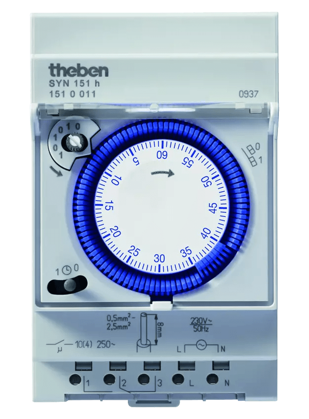 THEBEN - Interruttore orario analogico con programma giornaliero 1510011