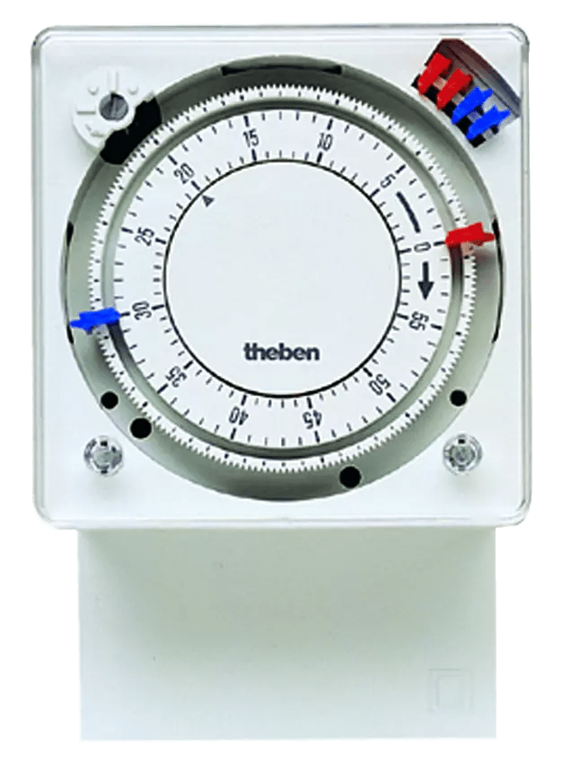 THEBEN - Timer con base a innesto 60 min., frontale 72x72 mm