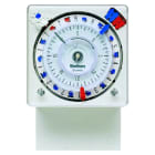 THEBEN - Timer con base a innesto 24h. e 7d., riserva di carica, frontale 72x72 mm